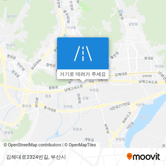 김해대로2324번길 지도