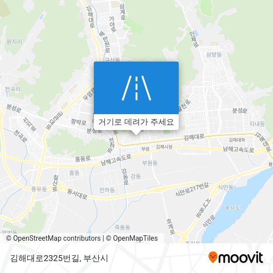김해대로2325번길 지도