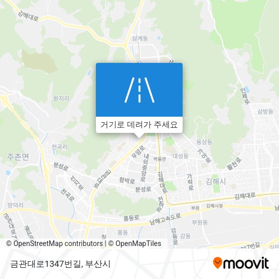 금관대로1347번길 지도