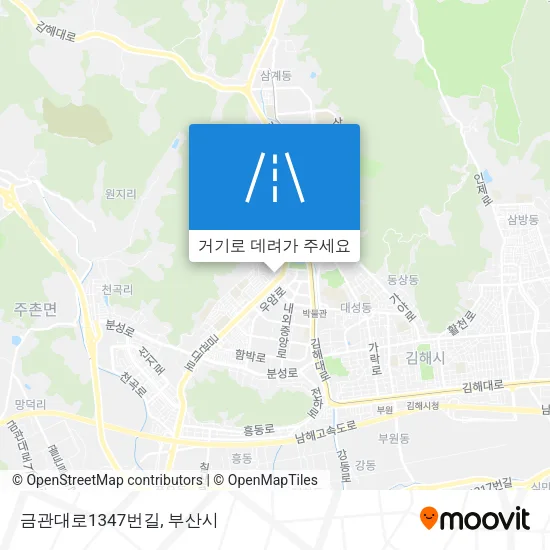 금관대로1347번길 지도