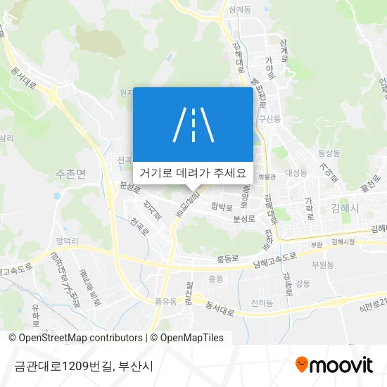 금관대로1209번길 지도