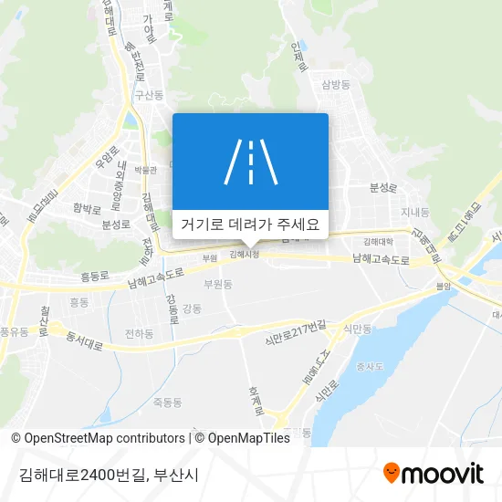 김해대로2400번길 지도