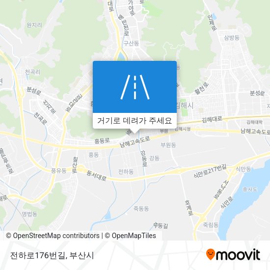 전하로176번길 지도