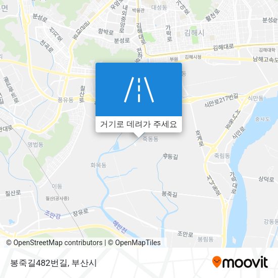 봉죽길482번길 지도