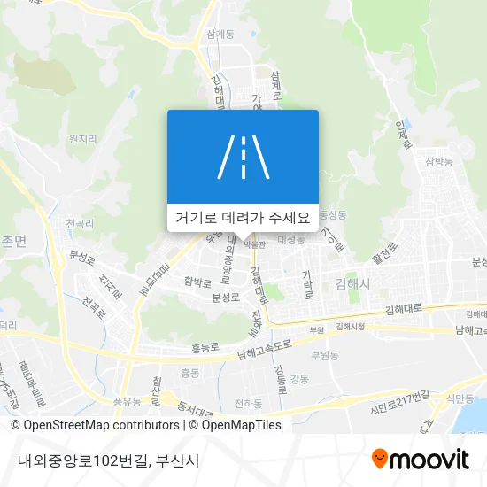 내외중앙로102번길 지도