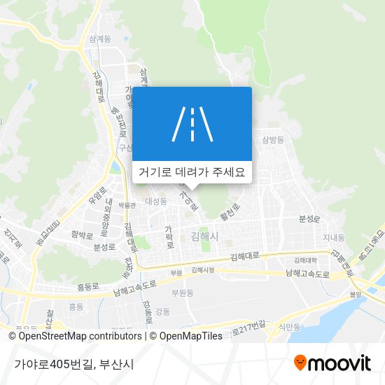 가야로405번길 지도