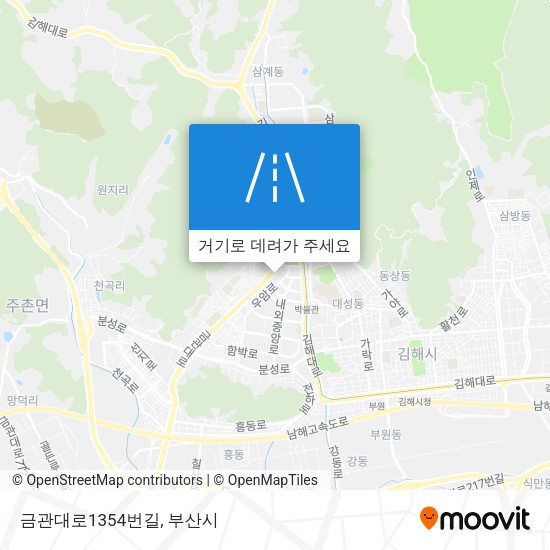 금관대로1354번길 지도