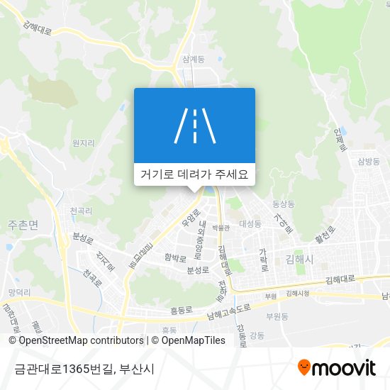 금관대로1365번길 지도