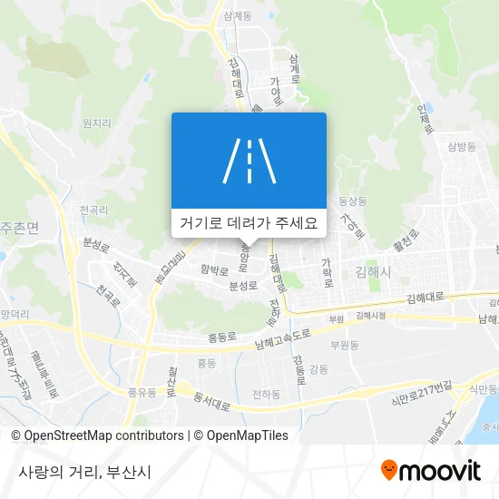 사랑의 거리 지도