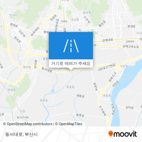 동서대로 지도