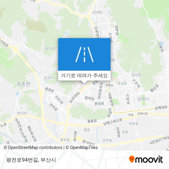평전로94번길 지도