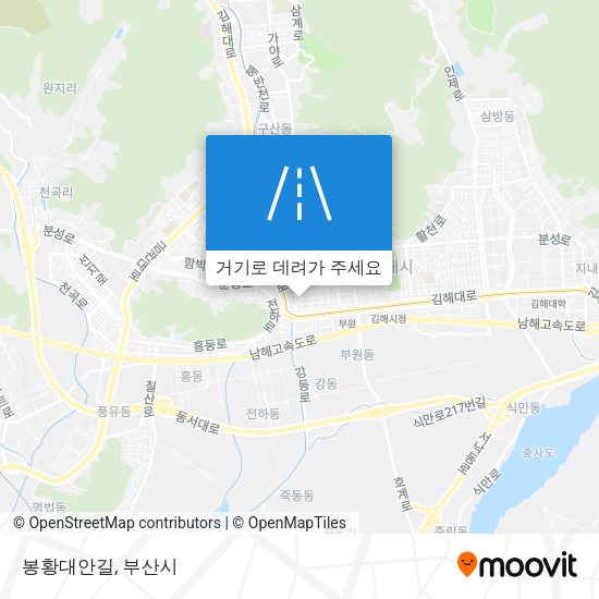 봉황대안길 지도