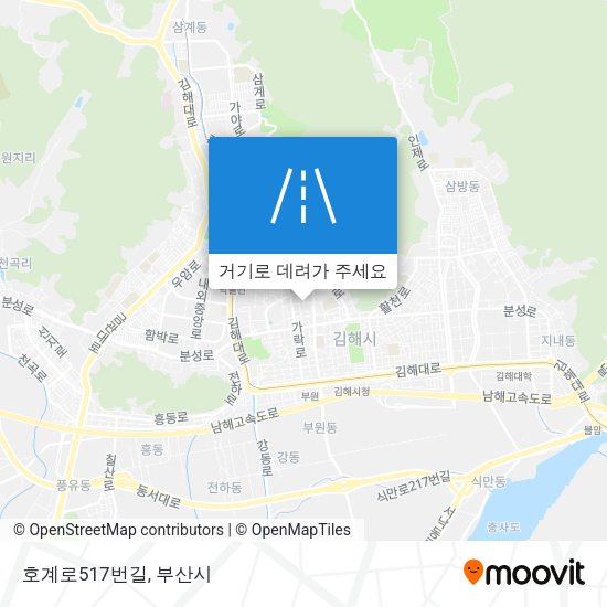호계로517번길 지도