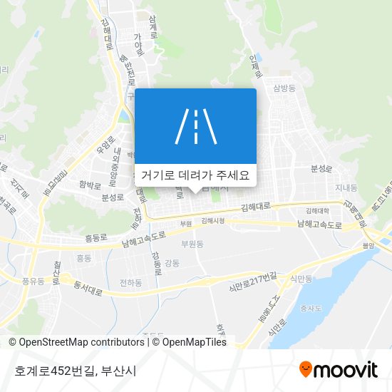 호계로452번길 지도
