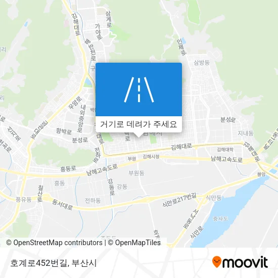 호계로452번길 지도