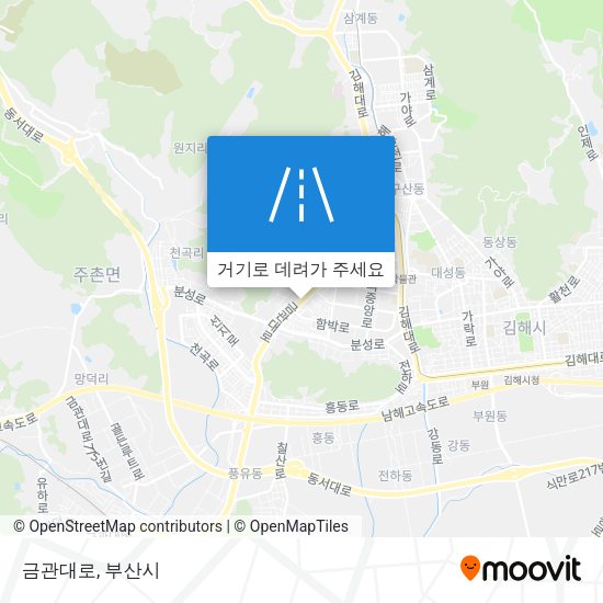 금관대로 지도