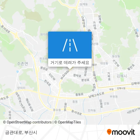 금관대로 지도