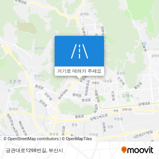 금관대로1298번길 지도