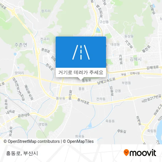 흥동로 지도