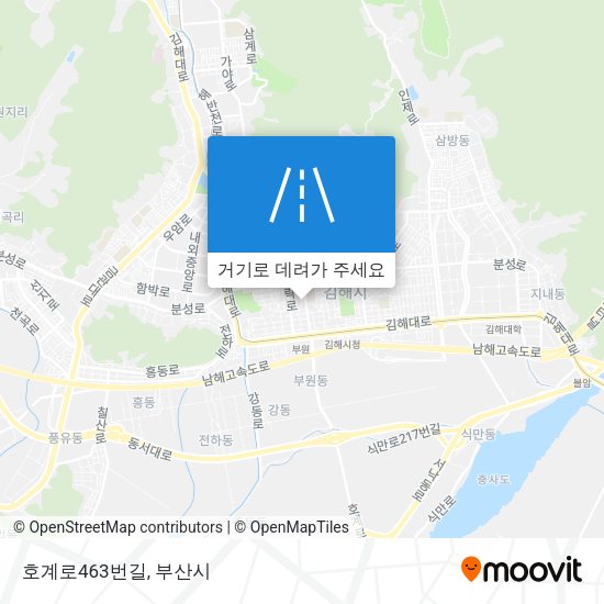 호계로463번길 지도