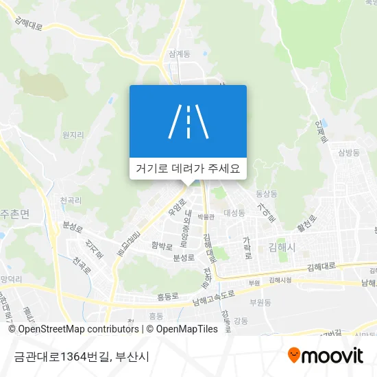 금관대로1364번길 지도