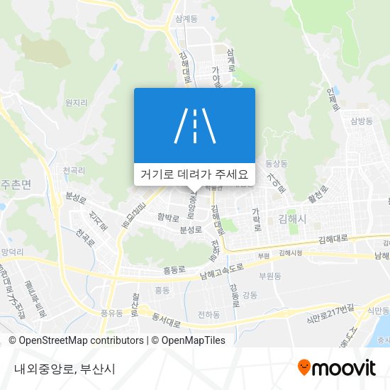 내외중앙로 지도