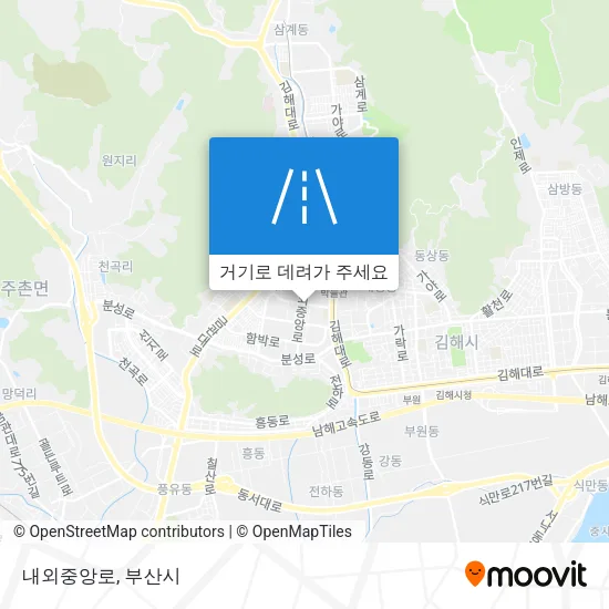 내외중앙로 지도