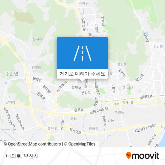 내외로 지도