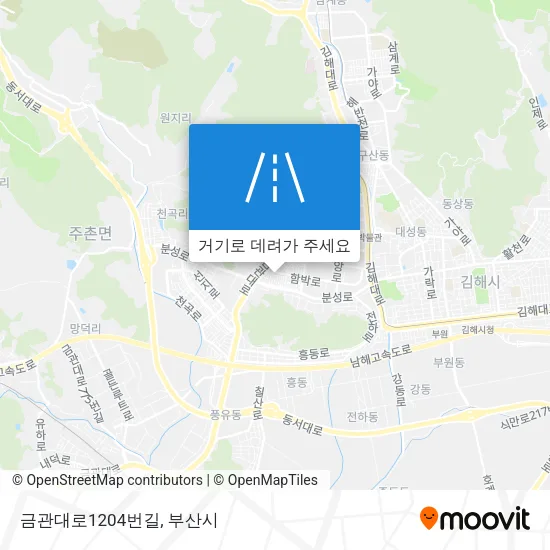 금관대로1204번길 지도