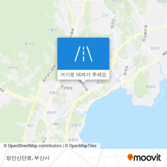 장안산단로 지도