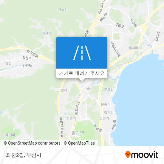 좌천2길 지도