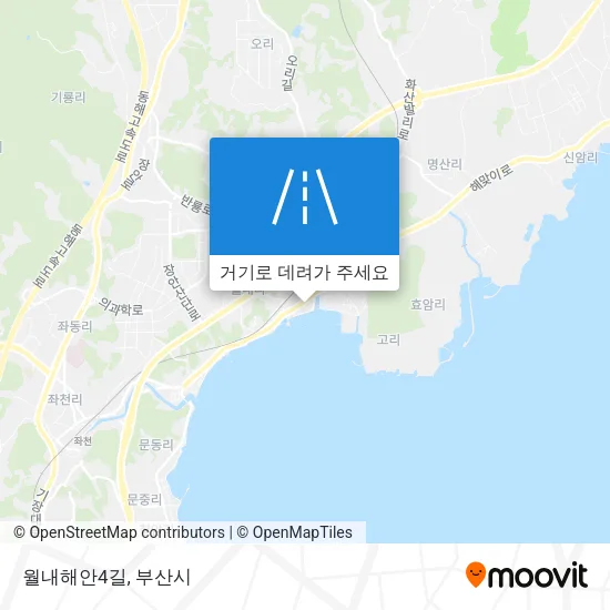월내해안4길 지도