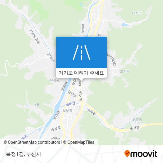 북정1길 지도