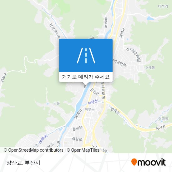 양산교 지도