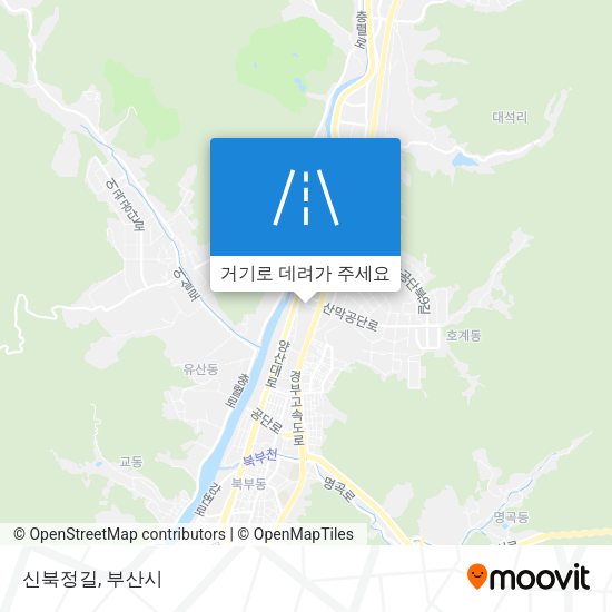 신북정길 지도