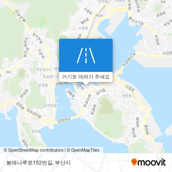봉래나루로152번길 지도