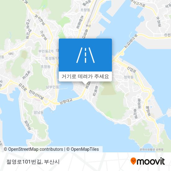 절영로101번길 지도