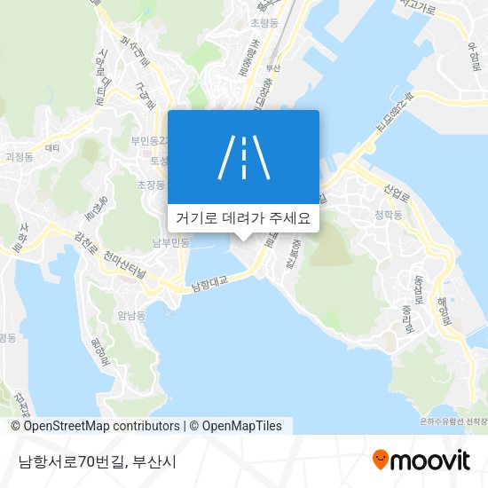 남항서로70번길 지도
