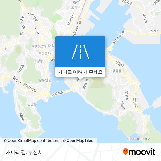 개나리길 지도