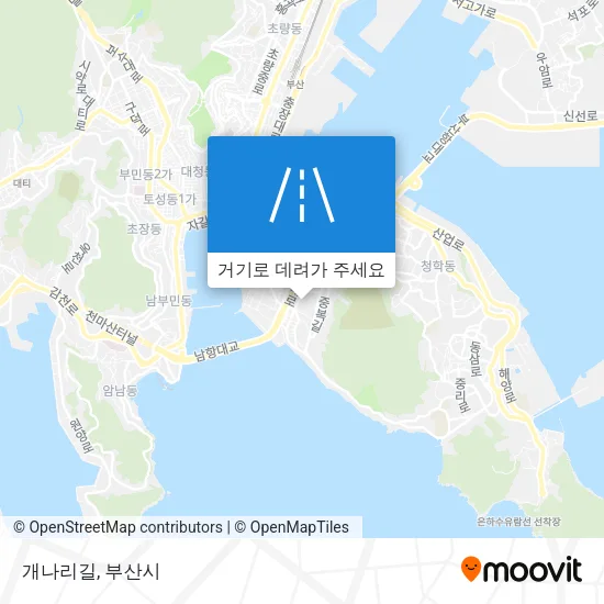 개나리길 지도