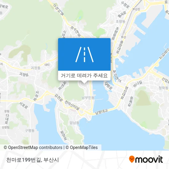 천마로199번길 지도