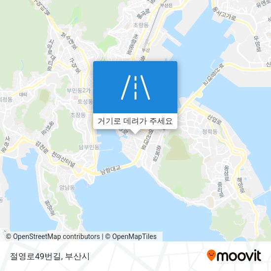 절영로49번길 지도