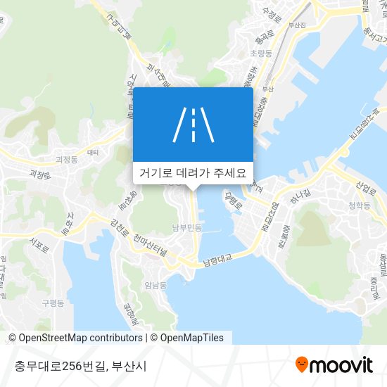 충무대로256번길 지도