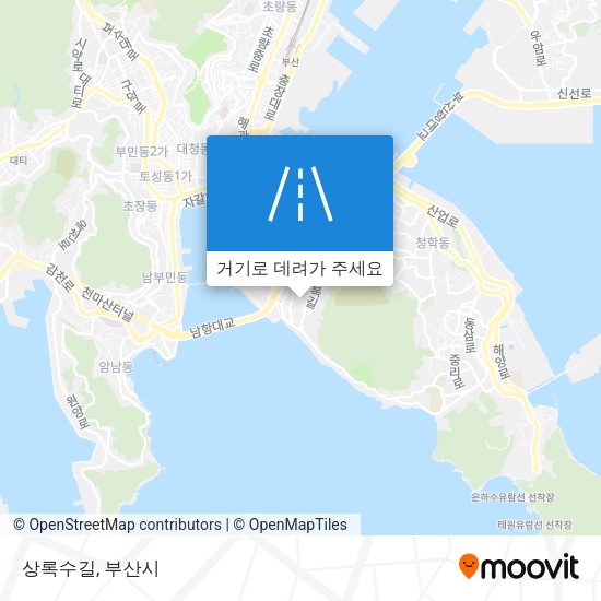 상록수길 지도