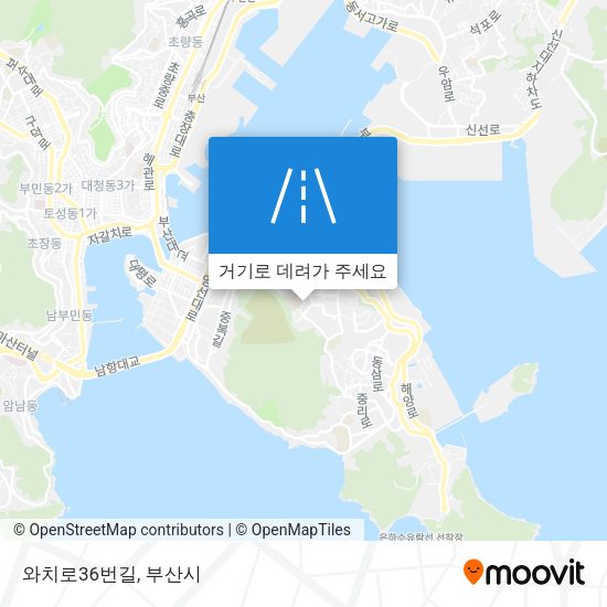 와치로36번길 지도