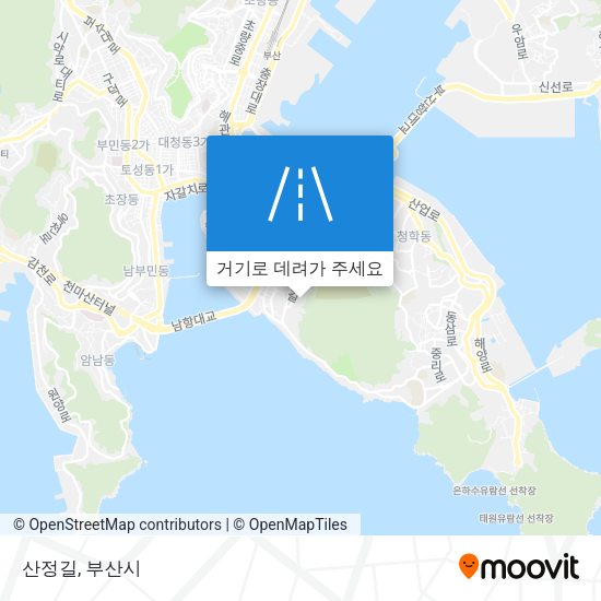 산정길 지도