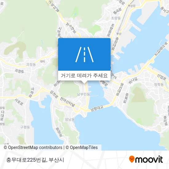 충무대로225번길 지도