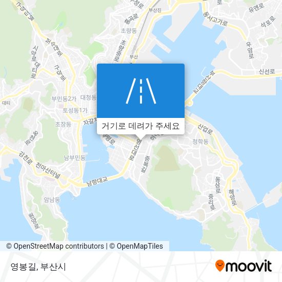 영봉길 지도