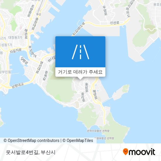 웃서발로4번길 지도