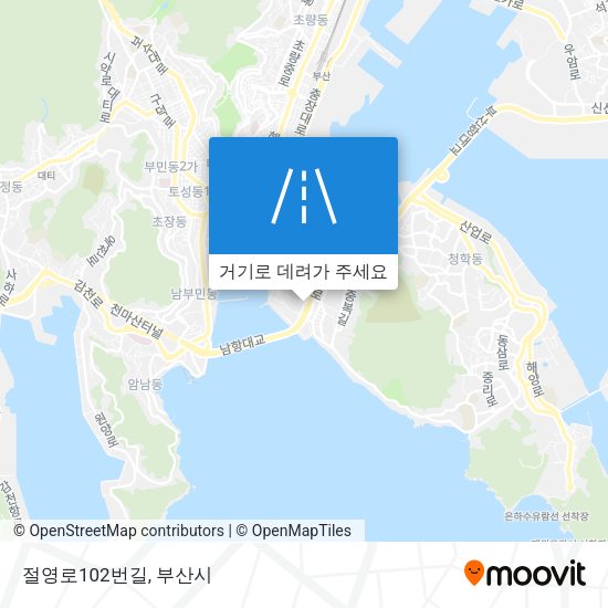 절영로102번길 지도
